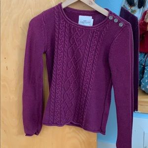 WINE PURPLE KNIT